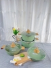 Bộ nồi chảo MGC màu xanh bơ