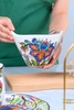 Bộ bát đĩa Hoa berry vẽ tay xuất Âu