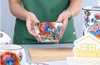 Bộ bát đĩa Hoa berry vẽ tay xuất Âu