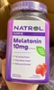Kẹo ngủ Natrol Melatonin 10mg vị dâu - Mỹ