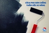 Chia sẻ cách pha sơn chống thấm với xi măng đạt tiêu chuẩn
