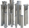 Vỏ RO4040 inox không mối hàn đầu nhựa