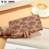 Ví Cầm Tay Vintage Họa Tiết Chữ Nhật GHA1412 – Gọn Gàng, Tiện Dụng, Phong Cách Cổ Điển