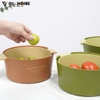 Bộ Thau Rổ Nhựa Kèm Chậu MK07 – Bắc Âu Tinh Tế, Tiện Lợi Mỗi Ngày