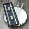 Set Đũa Inox 304 Kèm Kê Đũa Hoa GHA121 / GHA122 – Sang Trọng, An Toàn, Dùng Bền Lâu