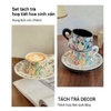 Set 2 Tách Trà Cà Phê Kèm Đĩa – Thanh Lịch, Sang Trọng, Phù Hợp Làm Quà Tặng - GHA3610