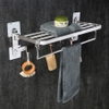 Giá treo khăn inox 304 B01( loại dán tường)