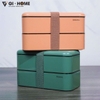 Hộp Cơm Giữ Nhiệt Nhật Bản 2 Tầng Inox 304 – Tặng Kèm Túi Giữ Nhiệt - GHA100