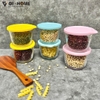 Set 6 Hũ Thủy Tinh Đựng Thực Phẩm 260ml GHA826 – Gọn Gàng, Kín Hơi, Dễ Bảo Quản
