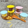 Set 6 Hũ Thủy Tinh Đựng Thực Phẩm 260ml GHA826 – Gọn Gàng, Kín Hơi, Dễ Bảo Quản