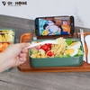Hộp Cơm Giữ Nhiệt Nhật Bản 2 Tầng Inox 304 – Tặng Kèm Túi Giữ Nhiệt - GHA100