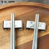 Set Đũa Inox 304 Kèm Kê Đũa Hoa GHA121 / GHA122 – Sang Trọng, An Toàn, Dùng Bền Lâu