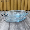 Set 3 Khay Thủy Tinh Borosilicate Chịu Nhiệt GHA812