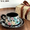 Set 2 Tách Trà Cà Phê Kèm Đĩa – Thanh Lịch, Sang Trọng, Phù Hợp Làm Quà Tặng - GHA3610
