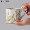 Cốc Sứ Phong Cách Bắc Âu GHA009 – Gốm Sứ Cao Cấp, Hoa Văn Thanh Lịch