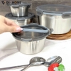 Set 4 Hộp Đựng Thực Phẩm Inox 304 – Chuẩn Xuất Đức, An Toàn, Bền Đẹp - GHA302
