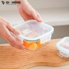 Set 3 Hộp Thủy Tinh Borosilicate Chịu Nhiệt – Nắp Gioăng Silicone Có Lỗ Thoát Hơi