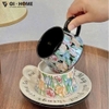 Set 2 Tách Trà Cà Phê Kèm Đĩa – Thanh Lịch, Sang Trọng, Phù Hợp Làm Quà Tặng - GHA3610