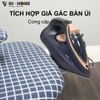 Bàn Để Ủi Gấp Gọn Đa Năng - Tặng Kèm Thước Dây + Lưới Lót Cách Nhiệt
