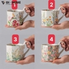 Cốc Sứ Phong Cách Bắc Âu GHA009 – Gốm Sứ Cao Cấp, Hoa Văn Thanh Lịch