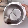 Chậu Vo Gạo – Lọc Rửa Đa Năng Inox 304 Size 24cm – Tiện Lợi Cho Gian Bếp - GHA026