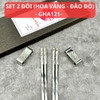 Set Đũa Inox 304 Kèm Kê Đũa Hoa GHA121 / GHA122 – Sang Trọng, An Toàn, Dùng Bền Lâu
