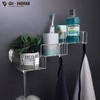 Kệ bậc thang inox 304 cao cấp dán tường Gi-Home KBT01