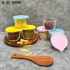 Set 6 Hũ Thủy Tinh Đựng Thực Phẩm 260ml GHA826 – Gọn Gàng, Kín Hơi, Dễ Bảo Quản