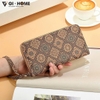 Ví Cầm Tay Vintage Họa Tiết Chữ Nhật GHA1412 – Gọn Gàng, Tiện Dụng, Phong Cách Cổ Điển