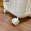 Giỏ Đựng Gấp Gọn Có Bánh Xe - 2 Ngăn - Tặng kèm miếng dán