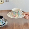 Set 2 Tách Trà Cà Phê Kèm Đĩa – Thanh Lịch, Sang Trọng, Phù Hợp Làm Quà Tặng - GHA3610