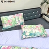 Set 2 Vỏ Gối Thun Lạnh Họa Tiết Hoa GHA321 – Mềm Mát, Nhẹ Nhàng Cho Giấc Ngủ