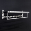 Giá treo khăn inox 304 dán tường mã B600 - Kệ treo khăn nhà tắm đa năng gấp gọn