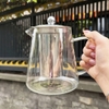 Bình Pha Trà Thủy Tinh Borosilicate 750ml – Kèm Lõi Lọc Inox 304, Chịu Nhiệt Từ -20°C Đến 150°C – GHA13
