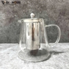 Bình Pha Trà Thủy Tinh Borosilicate 750ml – Kèm Lõi Lọc Inox 304, Chịu Nhiệt Từ -20°C Đến 150°C – GHA13