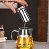 Bình Pha Trà Thủy Tinh Borosilicate 750ml – Kèm Lõi Lọc Inox 304, Chịu Nhiệt Từ -20°C Đến 150°C – GHA13
