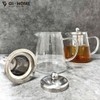 Bình Pha Trà Thủy Tinh Borosilicate 750ml – Kèm Lõi Lọc Inox 304, Chịu Nhiệt Từ -20°C Đến 150°C – GHA13