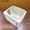 Hộp Đựng Quần Áo Khung Thép 66L GHA504 – Dung Tích Lớn, Gấp Gọn, Bền Chắc
