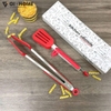 Set 2 Kẹp Gắp Inox Bọc Silicone Chịu Nhiệt – Chống Trầy Chảo, Cách Nhiệt Tốt – GHA1023
