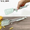 Set 2 Kẹp Gắp Inox Bọc Silicone Chịu Nhiệt – Chống Trầy Chảo, Cách Nhiệt Tốt – GHA1023