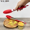 Set 2 Kẹp Gắp Thực Phẩm Bọc Silicone Đầu Tròn – Nhẹ Tay, Chắc Chắn, Không Trầy Chảo – GHA1022