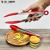 Set 2 Kẹp Gắp Thực Phẩm Bọc Silicone Đầu Tròn – Nhẹ Tay, Chắc Chắn, Không Trầy Chảo – GHA1022
