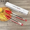 Set 2 Kẹp Gắp Thực Phẩm Bọc Silicone Đầu Tròn – Nhẹ Tay, Chắc Chắn, Không Trầy Chảo – GHA1022