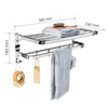 Giá treo khăn inox 304 B07( loại dán tường)
