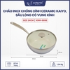 Chảo Inox Phủ Chống Dính Ceramic Kaiyo – Bắt Từ Nhanh, Dễ Dùng, An Toàn
