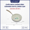 Chảo Inox Phủ Chống Dính Ceramic Kaiyo – Bắt Từ Nhanh, Dễ Dùng, An Toàn