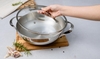Chảo Lẩu Inox Thêu Nổi Silver Crown Kaiyo – Dáng Sâu, Chống Dính Tự Thân