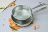 Chảo Inox Thêu Nổi Embrossed Silver Crown Kaiyo – Inox 304 Dày 2.5mm, Rán Ít Dính