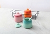 Bộ 3 Hũ Gia Vị Gốm Sứ Rainbowl Kèm Giá Đỡ – Thiết Kế Ombre Sang Trọng - KCC-5141