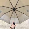DÙ GẤP 3 MÀU VÀNG IN LOGO  - CT 11